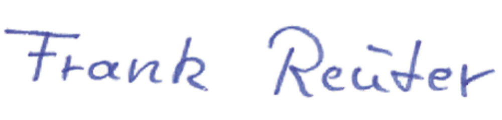 Unterschrift Frank Reuter